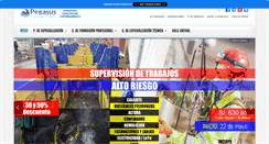 Desktop Screenshot of capacitacion.pegasusconsultores.com